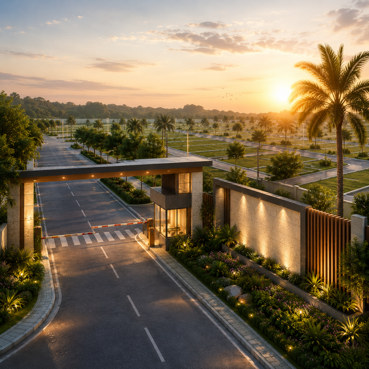 The Sun City Entrance Portal